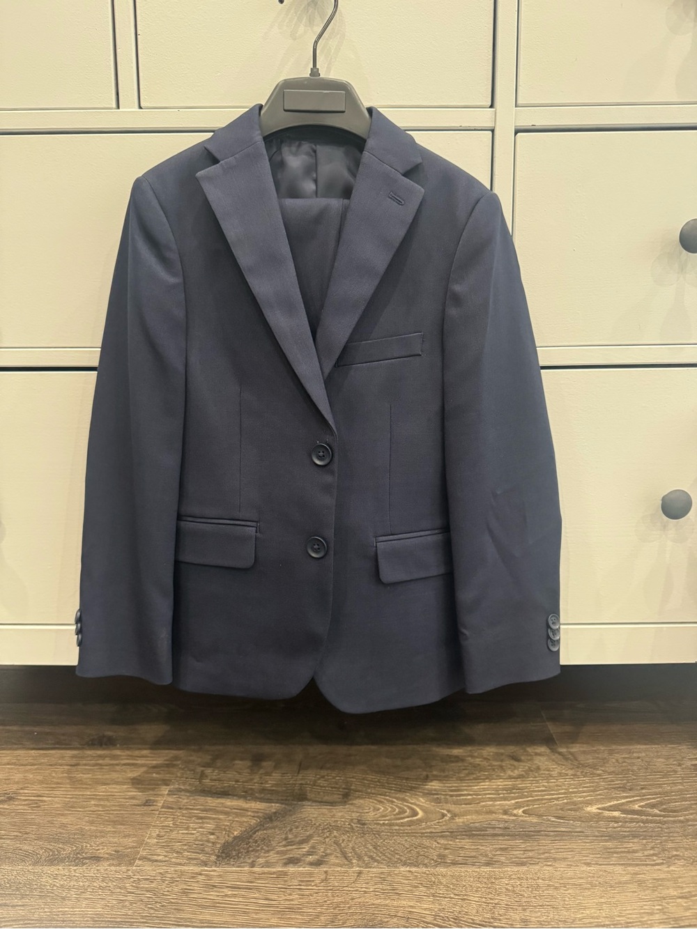 Kenneth Cole Navy Two-Button Boys Suit